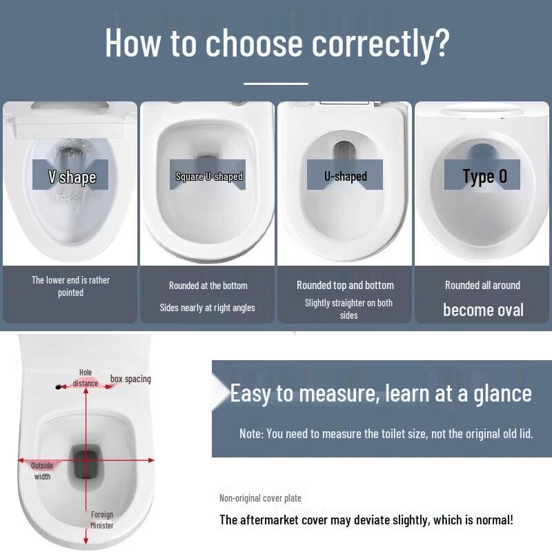 WUZORY Uniwersalna deska sedesowa z miękkim domykaniem