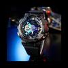 Casio Cinturino in Silicone Nero, Quadrante Colorato, Orologio al Quarzo da Uomo GM-110B-1APR