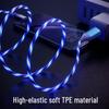 Luminous Glowing Fast-Charge Type-C Cable for Android, Huawei, Xiaomi Devices