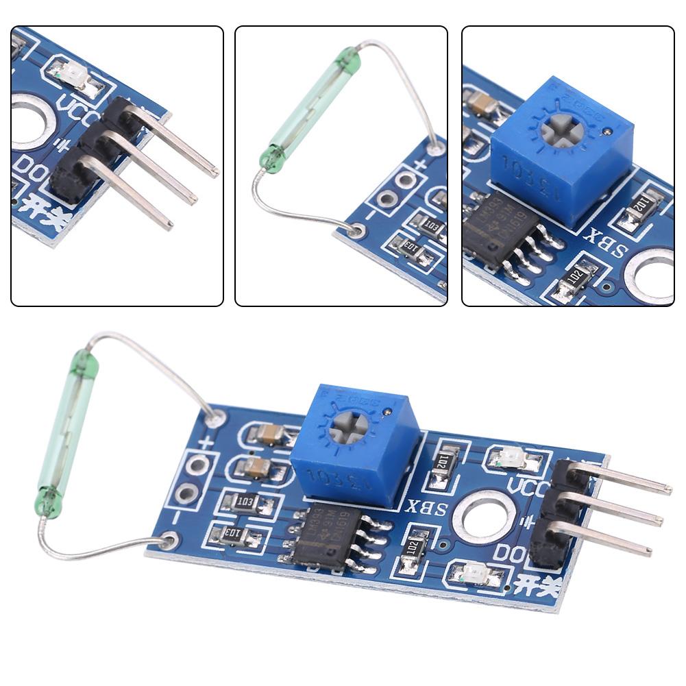 4 pcs/set  Sensor Magnetic Switch Module Diy Kit Normally Open