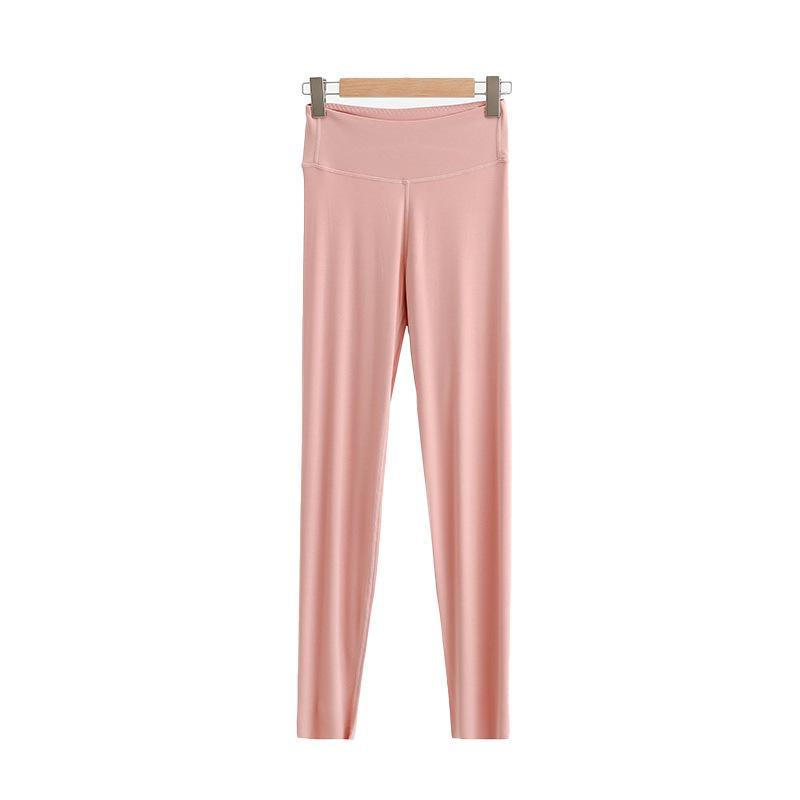 Lenzing Modal Women's High Waist Thin Slim Warm Seamless Pants