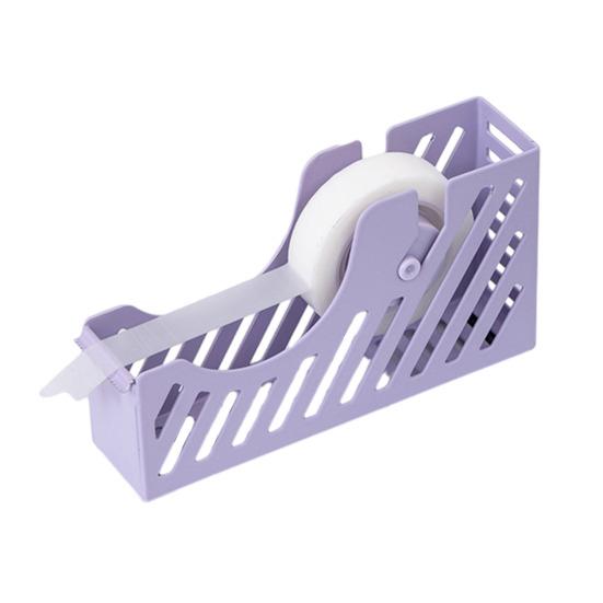 Portable Tape Holder Lightweight Sturdy Iron Desktop Tape Dispenser Minimalist Design Office Desk Accessories