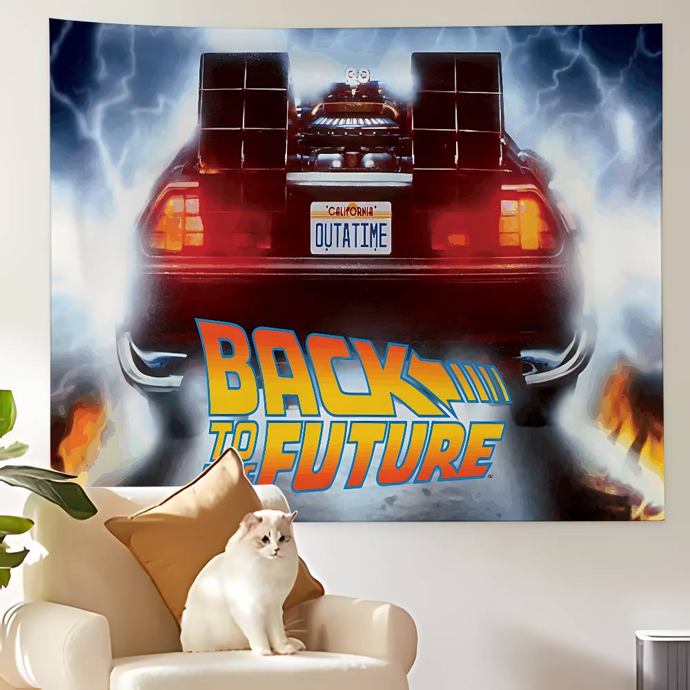 BBack To The Future Tapestry Customizable Tapestries Of Various Styleswall Hangings Celebrity Photo Printingwall Hangings