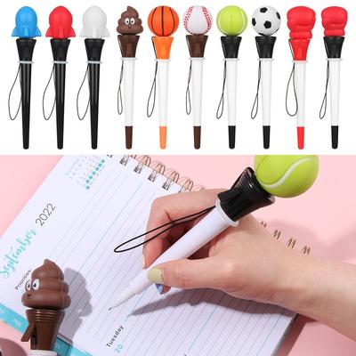 0.5mm Black Ink Creative Stationery Decompression Gel Pens Bounce Pens Cartoon Pen Neutral Pen