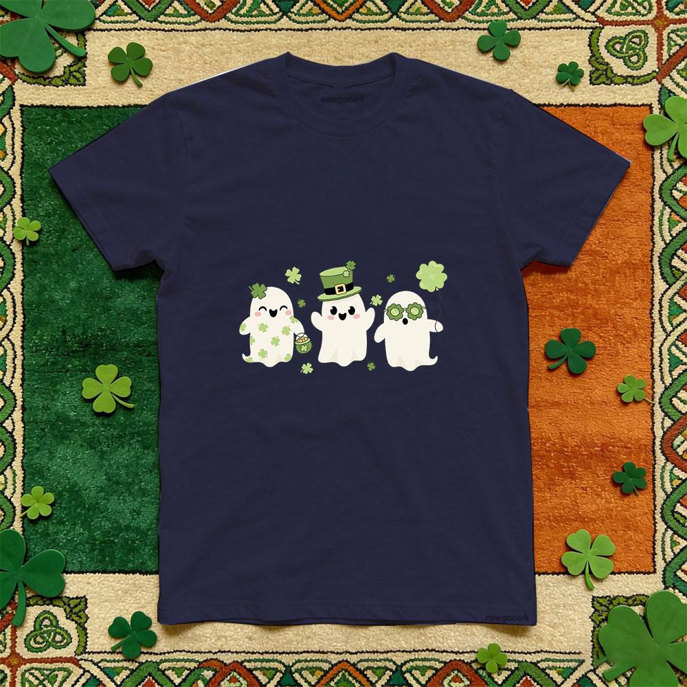 St Patricks Day lucky Irish green t shirt Unisex cotton Casual festival graphic t shirts Adult Party tee festival Shortsleev