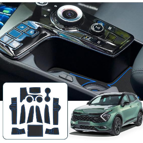 

2026 Sportage Door Slot Mats,for Kia Sportage 2025 Accessories Center Console Liner Mats Compatible with 2023 2024 2025 2026 Kia Sportage синій