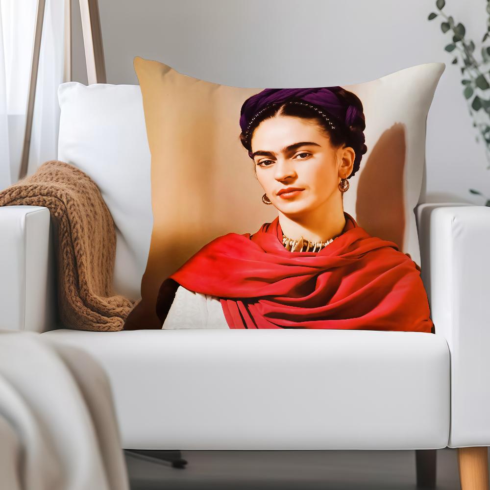 Cartoon F-Frida ART K-kahlo Pillow Case Applicable Space For Guest Rooms Interiors Cars Office House Decoration