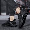 Men's Shoes Summer Breathable Mesh Shoes Men's Versatile Running Flying Woven Mesh Sports Casual Men's Black Trendy Shoes 2025