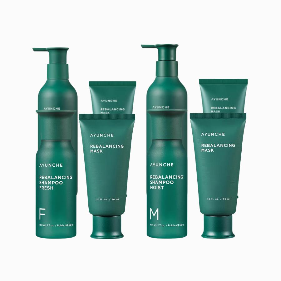 Ayunchae Rebalancing Hair Care 2-piece Set/ Mini Kit