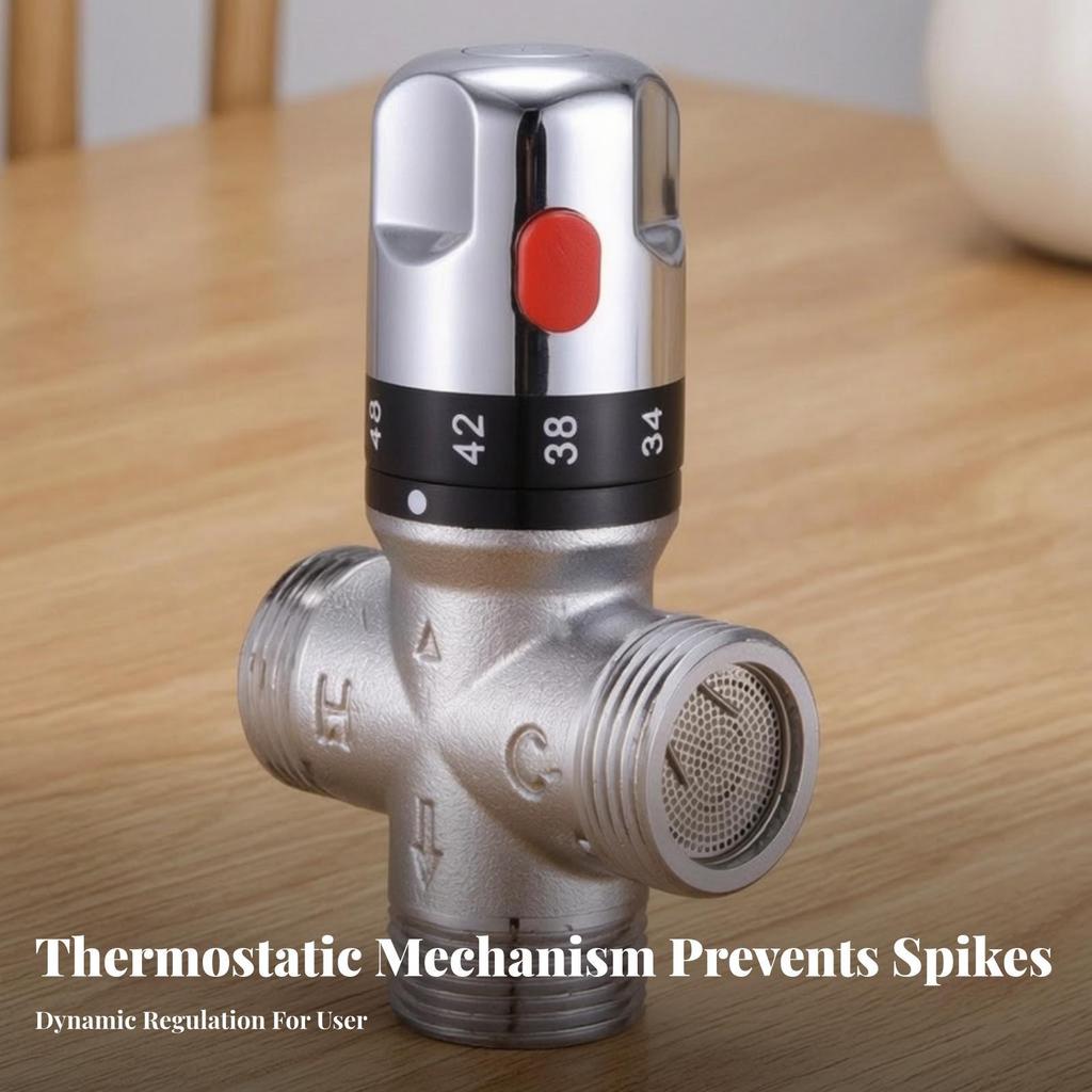 Verstellbarer Thermostatischer Mischhahn | Automatische Temperaturregelung, mit