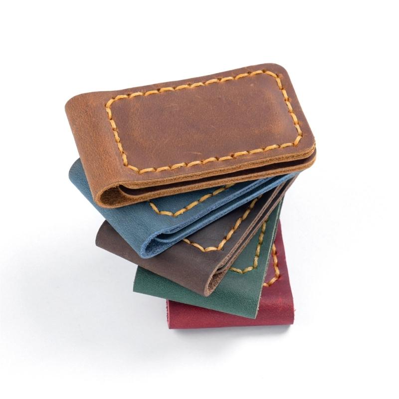 Leather Magnetic Bookmarks Magnetic Book Page Clip Book Page Divider Leather Page Holder for Book Lover Student Teacher