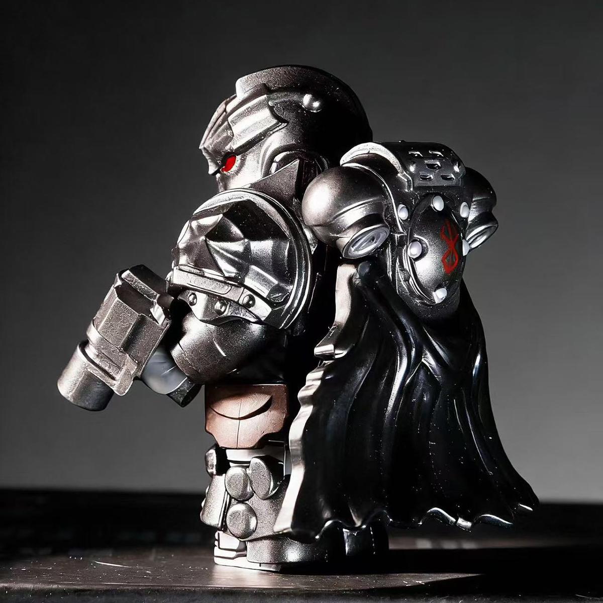 Linyi Toy Black Brand New High-Quality Anime High-Quality Berserk High-Quality Guts High-Quality Minifigure High-Quality High-Quality Swordsman High-Quality