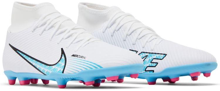 Nike SUPERFLY 9 Club DJ5961 Blue FG/MG (Size 27.5cm) White/Baltic