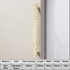 Retro Zinc Zinc Zinc Alloy Furniture Door Knob Unique Line Design Cabinet Handle  Drawer