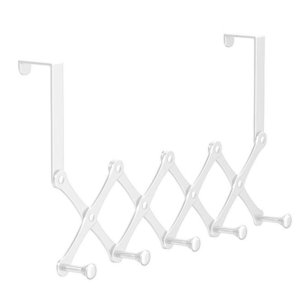 No-Punch Clothes Coat Hooks Carbon Steel Clothing Hangers Door Hooks Hanger  Kitchen Supplies