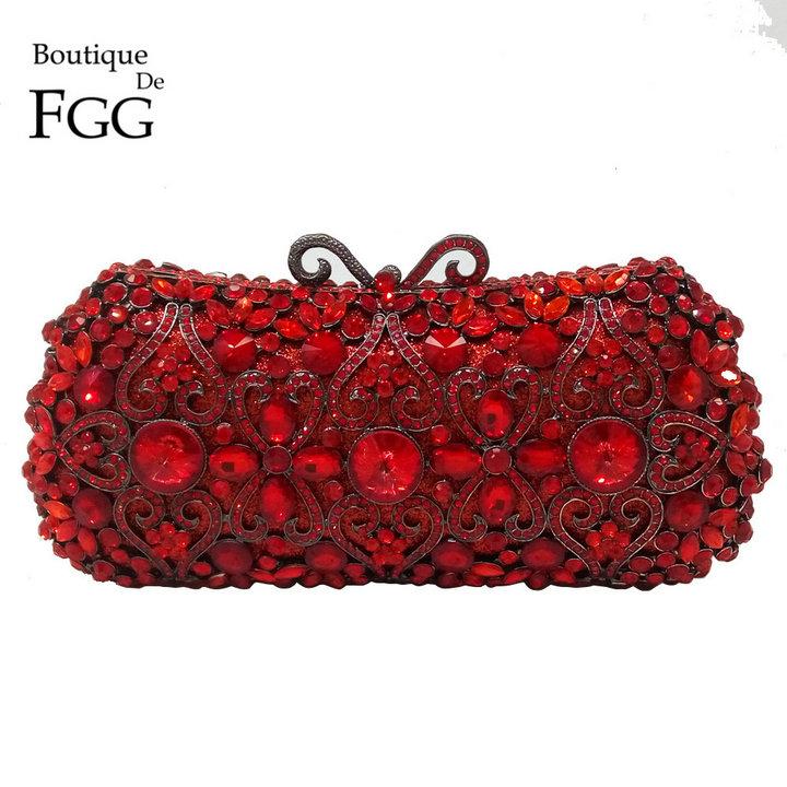 Boutique De FGG Red Ruby Crystal