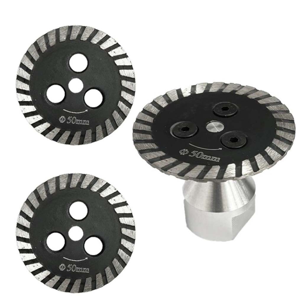 50mm Turbo Carving Disc For Grinder, Diamond Cutting Blade For Stone Granite Marble Tile Carving And Cutting