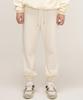 GRAVER [Unisex] Flower Dot Embroidered Sweat Jogger Pants_Cream