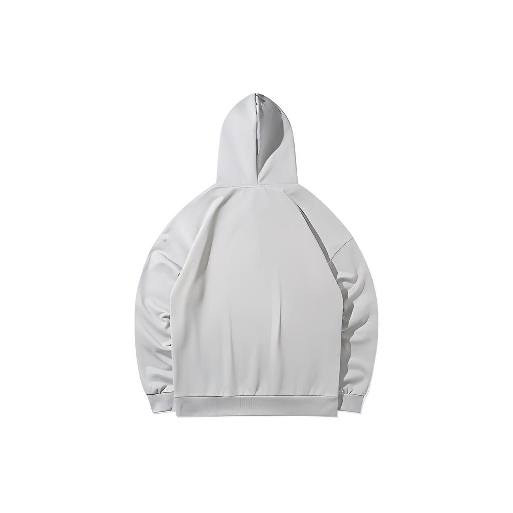 Li Ning Sweatshirts Men's Gray Hooded Moderate Regular AWDR947-2