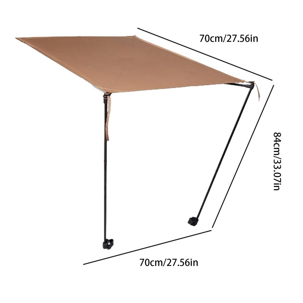 Camping Chair Canopy Beach Chair Canopy Shade Heavy Duty Portable Sunshade Shelter Umbrella for Lounge Adults Travel Fishing
