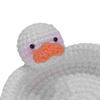 Absorbent Drinks Coaster Duck Shaped Woven for Apartment