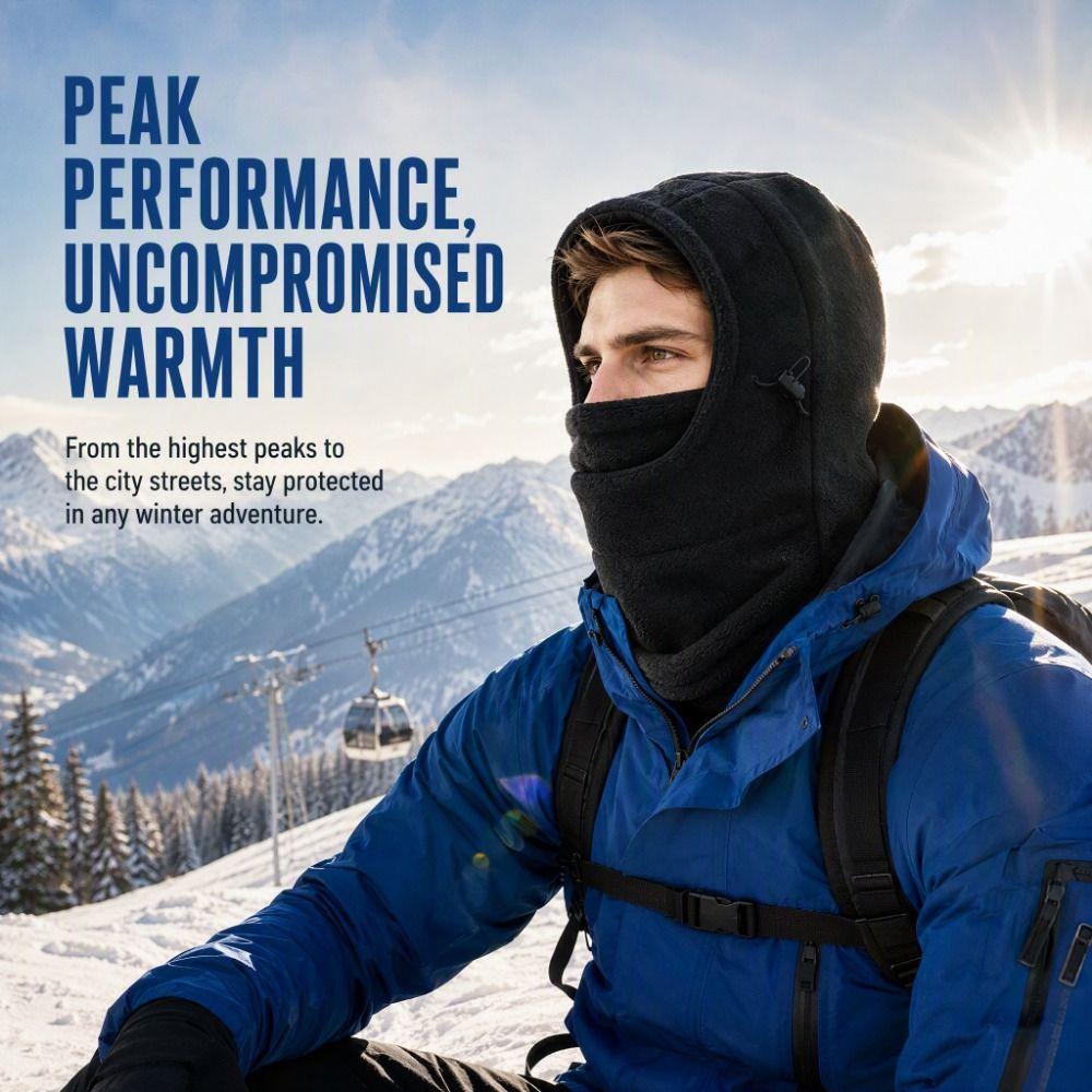 Warm Winter Face Mask Windproof Thermal Neck Warmer Winter Balaclava Hat Outdoor Sports
