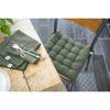Quilted Outdoor Cushion Water-repellent - Anti-UV "Kala" In Cotton 38 X 38 Cm The Butterfly Effect