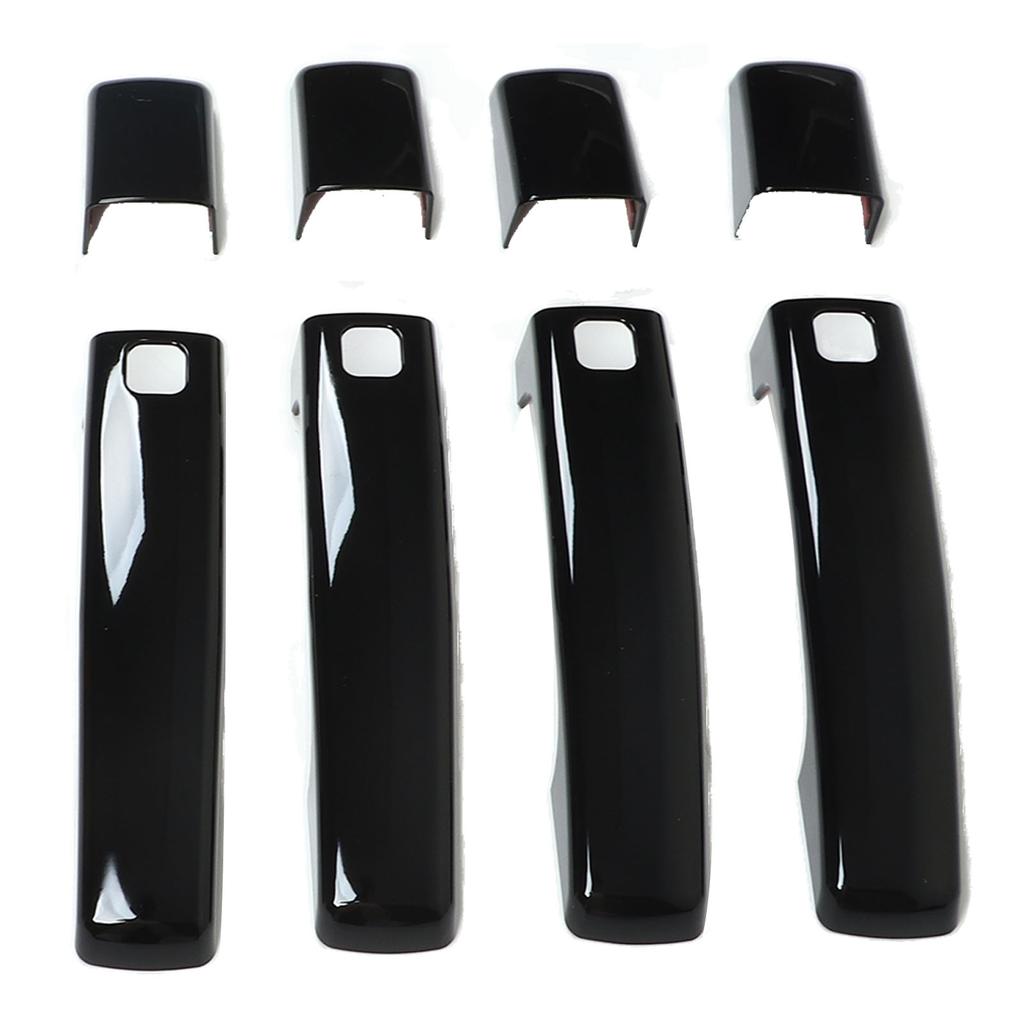 Car Door Handle Cover Trim Bright Black Replacement for Land Rover Discovery 4 LR4 2010‑2016