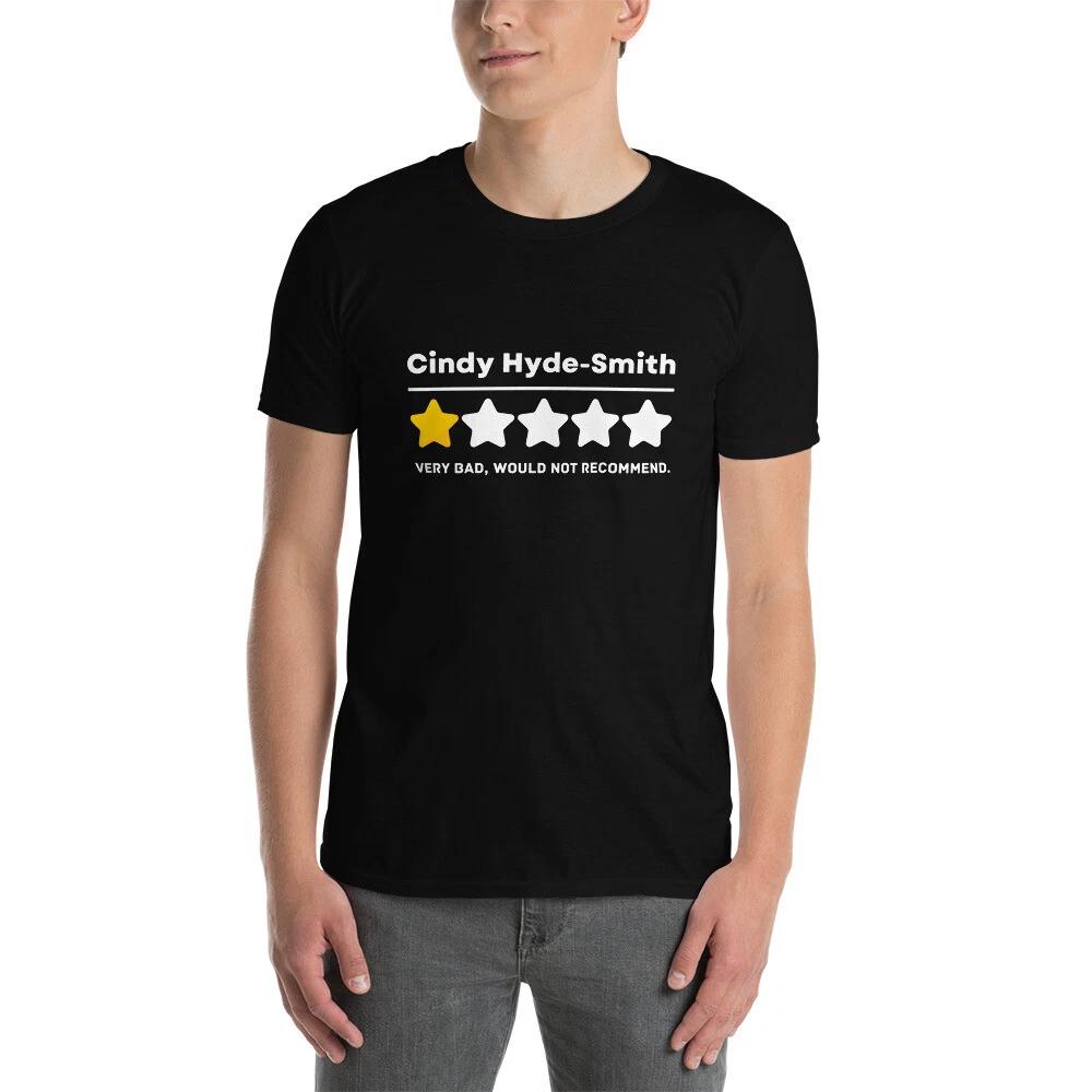 

Bad Review Cindy Hyde-Smith Mississippi Pro Democratic Joke T-Shirt 2XL