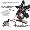 Universal Thermoelectric Fireplace Fan Repair Kit - Motor & Power Sheet