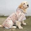 TPU Dog Raincoat Large Dog Reflective Outdoor Golden Retriever Clothing Dog Raincoat Pet Supplies