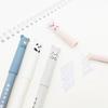 12Pcs Animals Panda Erasable Gel Pen 0.5Mm Blue Black Erasable Pen Refills Rods Washable Handle School Supplies Stationery