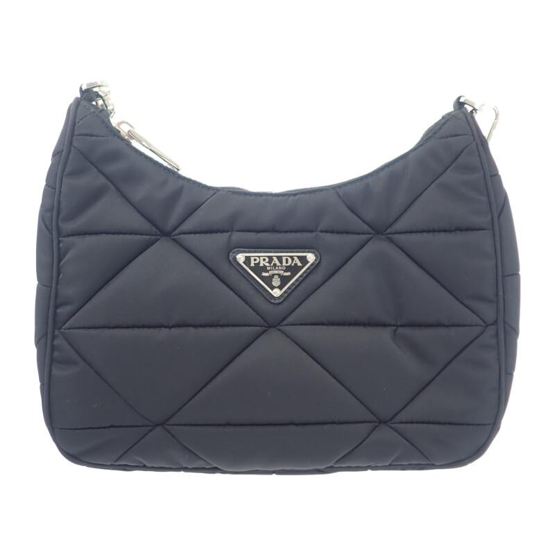 Prada 1BC151 Shoulder Bag Black Nylon Women