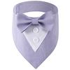 Multicolor British Style Dog Bandana - Wedding Pet Triangle Scarf