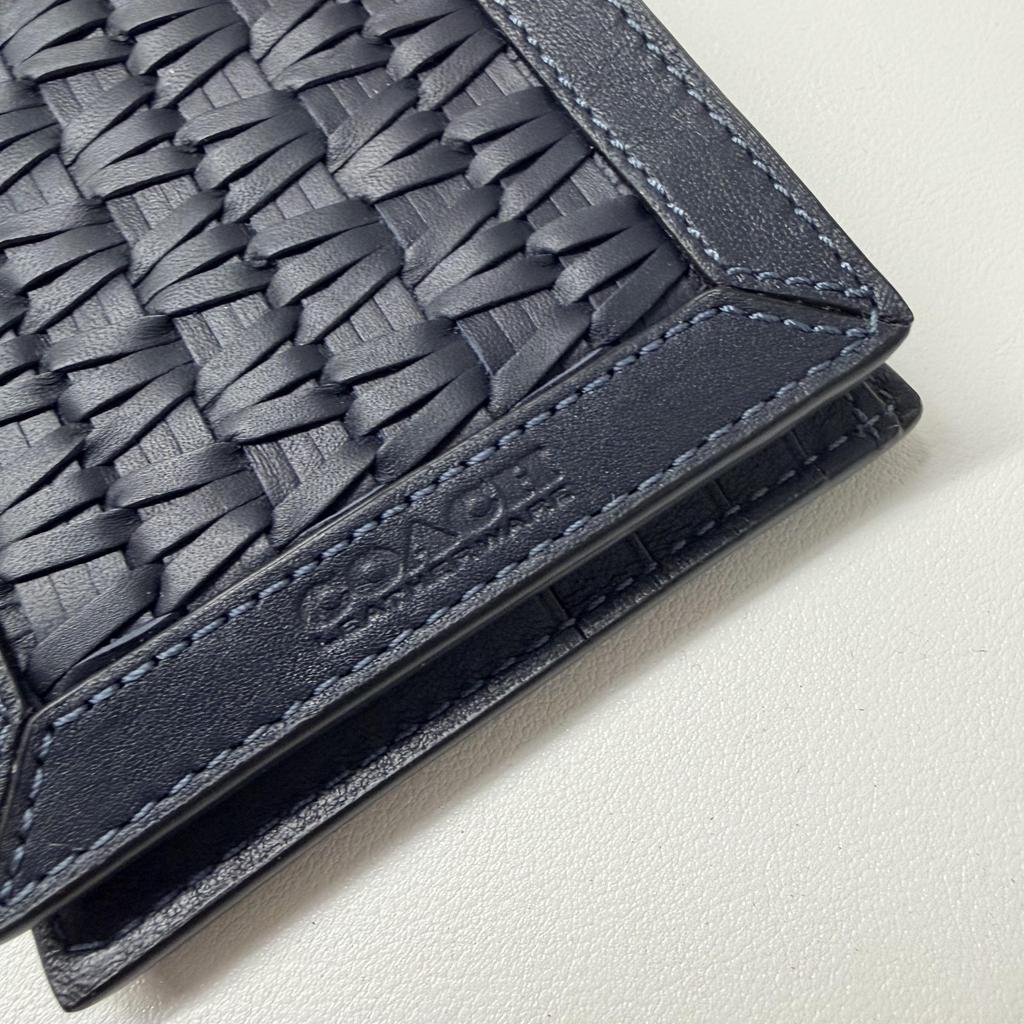 [Pre-Owned] 3 In 1 Wallet Woven Foldable With Pull-Out Card Holder Mini Wallet - New #RNH0XO