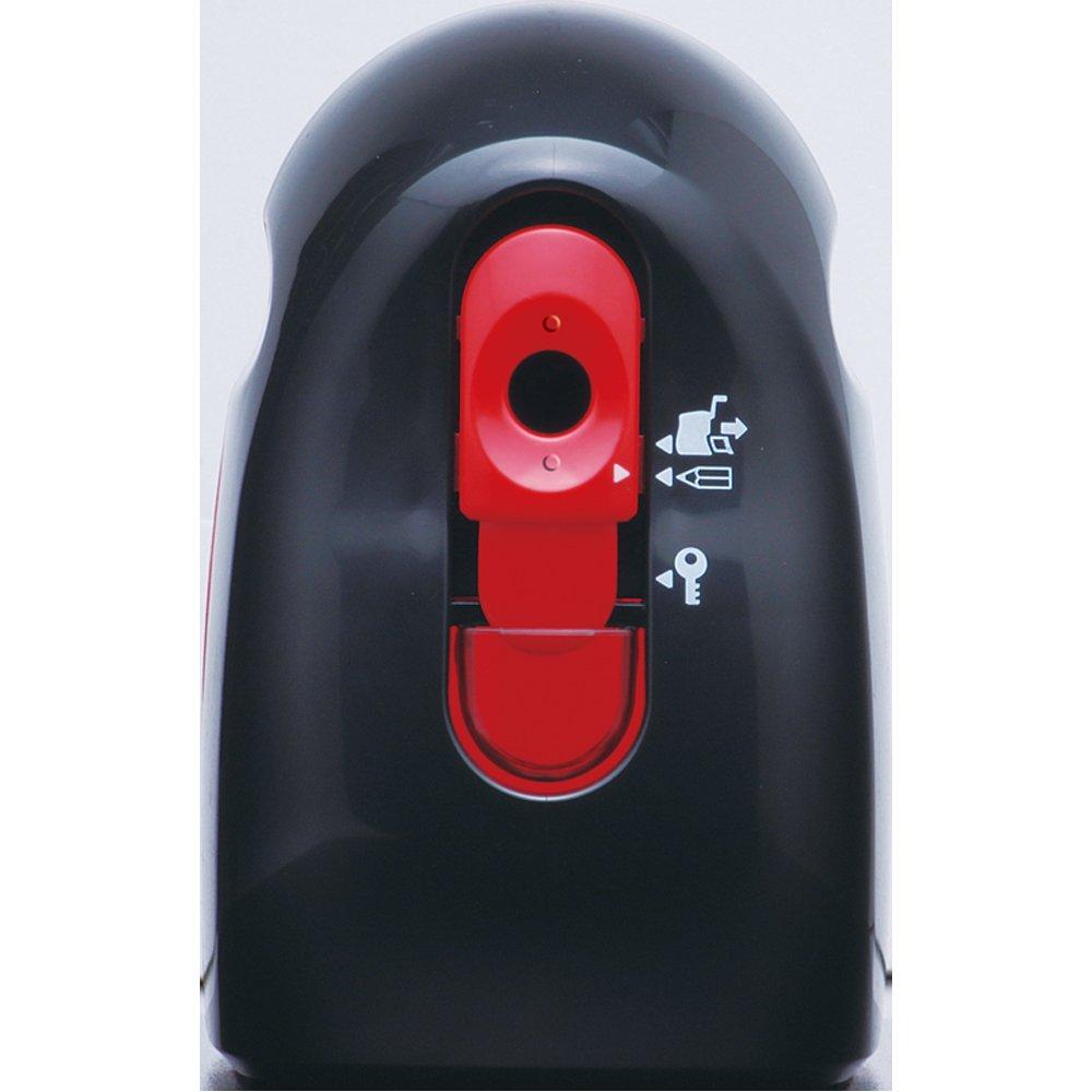 Sonic Manual Pencil Light Black and Sharpener, Half, Red, SK-802-R