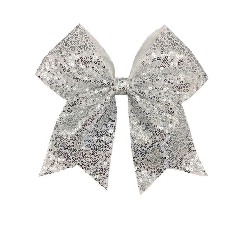 Fermacapelli a coda di rondine con paillettes ricamate per bambini, per cheerleading