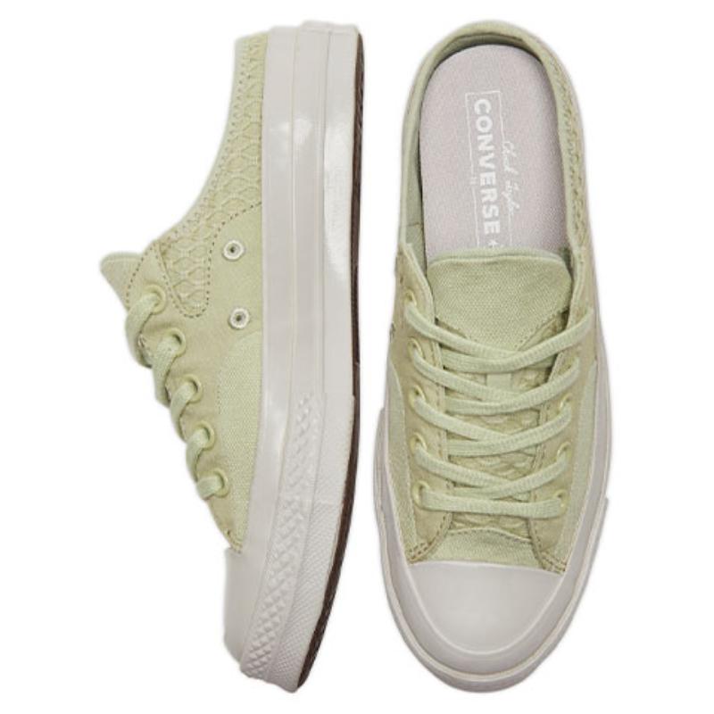 Converse Chuck 70 Mule Slip Vintage Low-Top Espadrilles Unisex Green