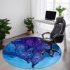 1PC Wolf Pack Office Round Area Rug, Mat Suitable For Office, Under Office Chairs Bedroom Living Room Home Decor, Room Deco