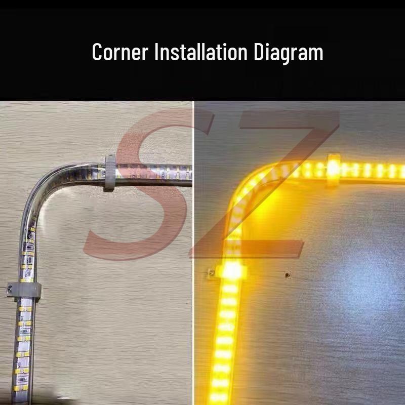 Clipe de Plástico e Grampo de Fixação para Fita de LED Modelos 3014/3528/5050