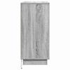 Nightstand with Drawers Gray 71 x 34.5 x 75 cm Engineered Wood