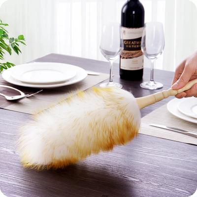 Wool Duster Household Cleaning Dust Duster Brush Car Cleaning Sweeping Dust Home Daily Use Washable Clean Houseware Tools