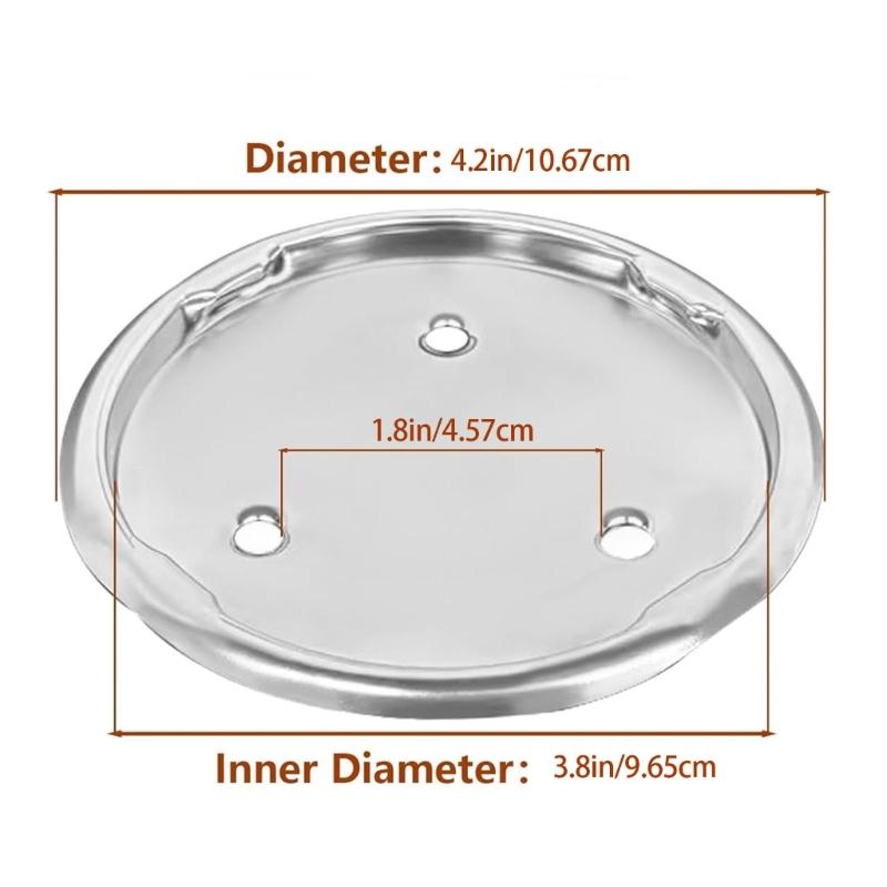 1/2 Pezzi Tappo a Vite di Ricambio Piastra Base W10191926 Piastra di Bloccaggio per Ciotole Mixer Accessori Facile da Installare