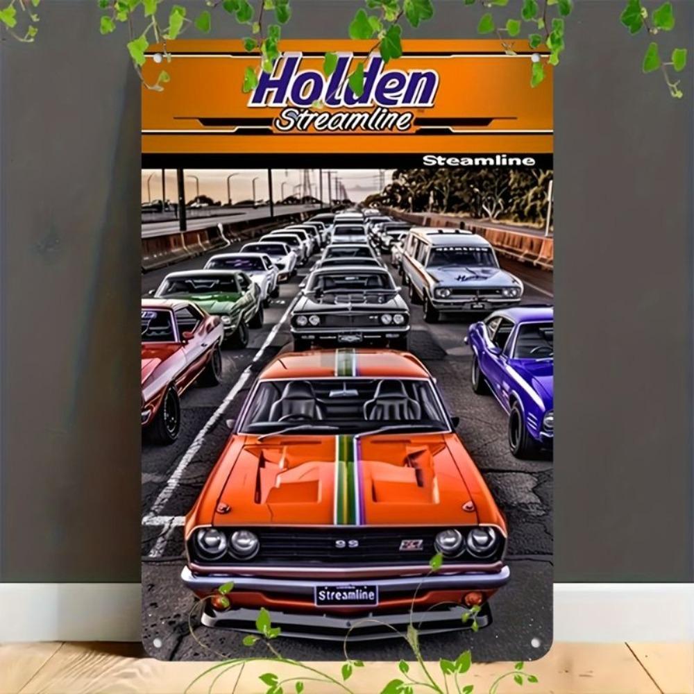 Vintage Metal Tin Sign Garage Decor Wall Art Poster