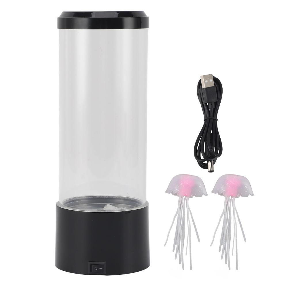 Multi-Color Night Light USB Battery Powered Fake Fish Tank Lamp Decorative LED Lamp  Desktop Decor