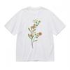 Men's Soft Breathable All Season Classic T-Shirt Vibrant Orange Flowers Tee USA