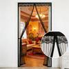 Summer Magnetic Door Curtain - Mosquito Resistant, Soft Yarn Mesh, Multiple Sizes, Easy Install for Home