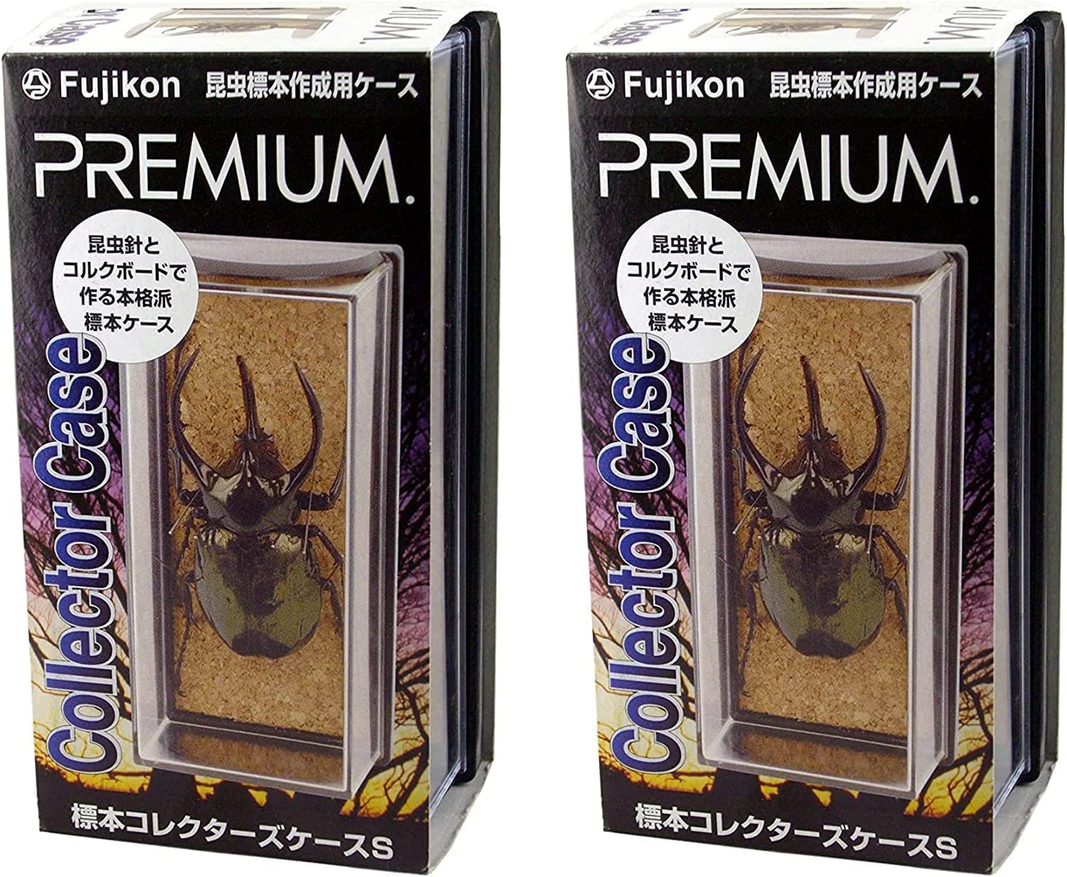 

Set of 2 Fujicon PREMIUM Specimen Small Insect Specimen Rhinoceros Stag for Independent Biology Observation Elementary School Students Collector s
