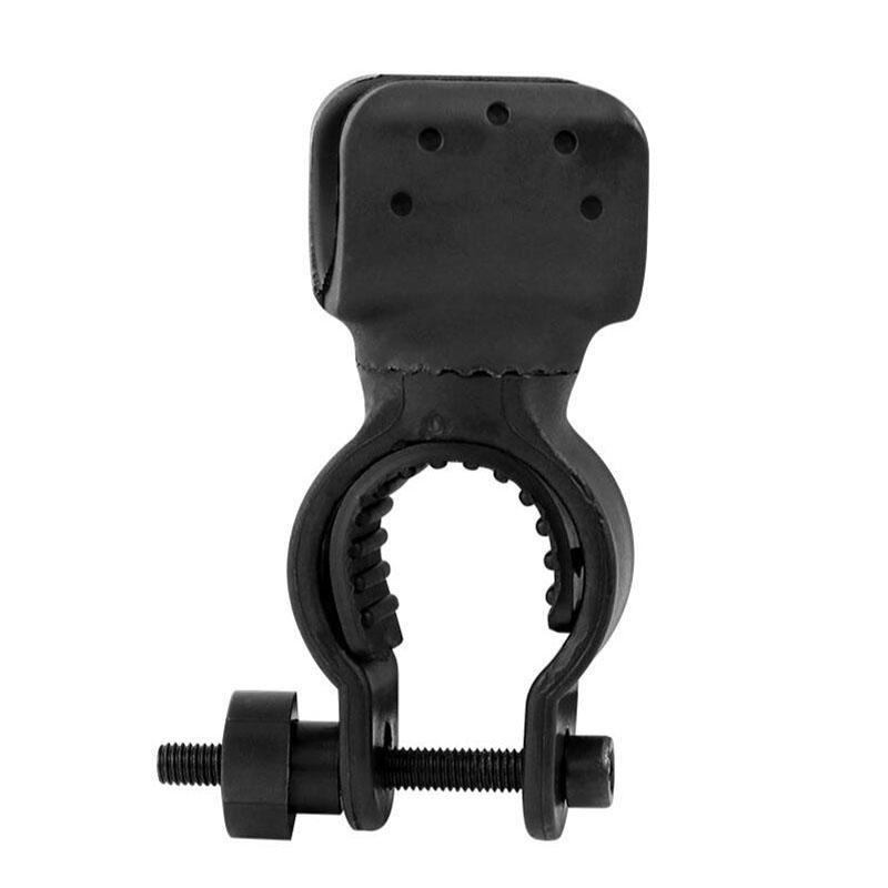Fahrradlicht Lampenständer Halter 360 Grad Drehung Griff Mountainbike LED Taschenlampe Fackel Klemme Clip Halterung