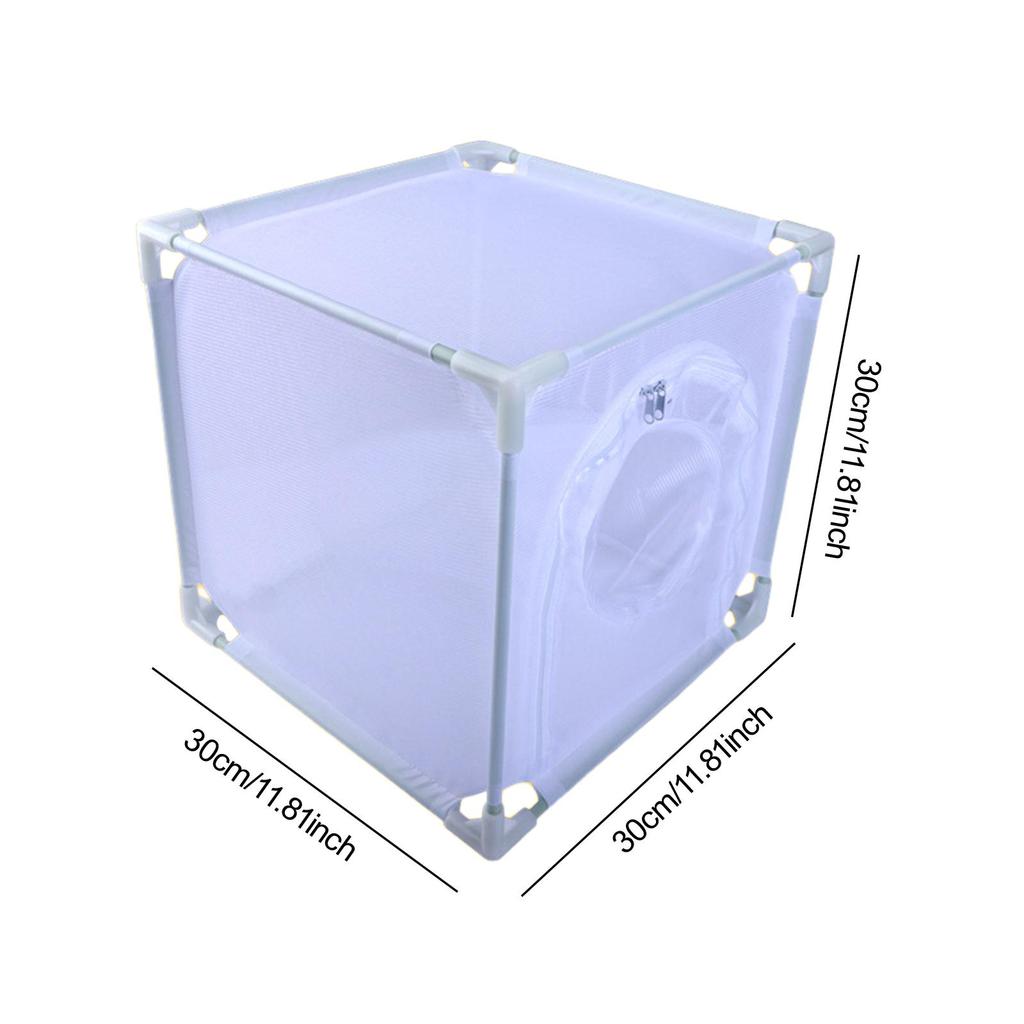 Butterfly Habitat Cage Butterfly Terrarium Breathable Plant and House Reusable Observation Cage Mesh Cage for Indoor Outdoor